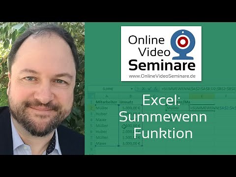 Excel Summewenn-Funktion leicht erklärt