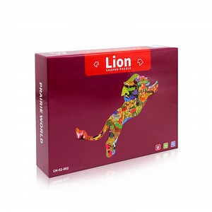 [Hot Item] Colorful Animal Shape 23*17*5cm Printable Educational Paperboard Jigsaw Paper Puzzle