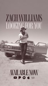 My new song "Looking For You" is available wherever you listen to music. ZachWilliams.lnk.to/LookinforYouFA | Zach Williams