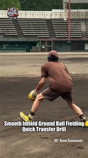 Rate This Smooth Infield Fielding Footwork! 🧤⚾ #baseball #mlb #infield