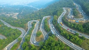 Patratu Valley Aerial View This beautiful tourist spot just 30 Kms from Ranchi town, India