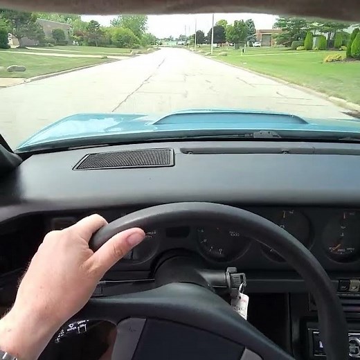 1989 Firebird Formula behind the wheel