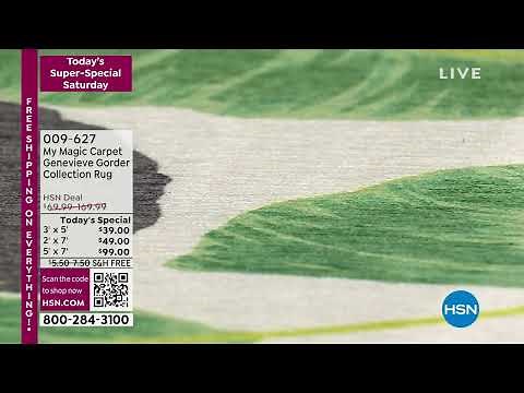 My Magic Carpet Genevieve Gorder Collection Hojas 3'x5' ...