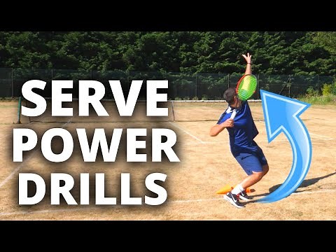 How To Hit Powerful Serves In Tennis - Serve Power Drills