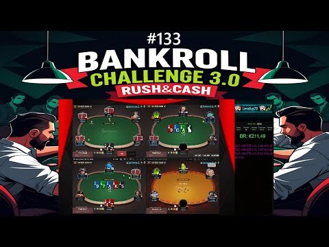 💞#133 Bankroll Challenge 3.0 Rush&Cash on GG Poker 💞 #onlinepoker #cashgame #NoLimit