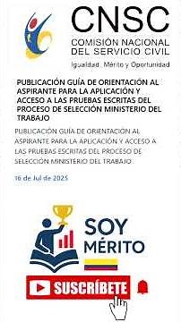 📘 You can now consult the interactive guide for the Ministry of Labor's written tests #cnsc