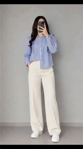 Outfit Ideas for Women | Business Casual Lookbook | Formal Tops for Women #shorts