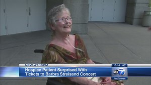 Woman with terminal cancer fulfills Barbara Streisand concert dream