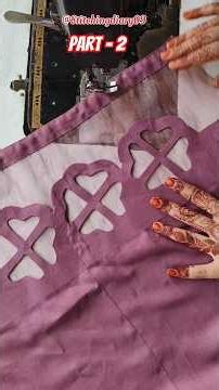 Latest Cutwork Trouser/Pilazzo design With Soldering Iron#ytshorts #ytviral #handembroidery #fashion