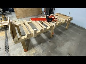 Log Bucking Table and more, Firewood on Thanksgiving