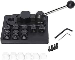 Lakimi Ring Bending Tool - Ring Bender Machine with Nylon Dies Ring Making Tool, Ring Measurement Tool, Multi-Functional Jewelry Making Tool B05N