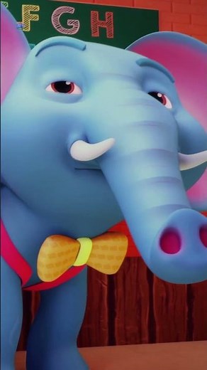 Ek Mota Hathi School Ko Chala, एक मोटा हाथी #shorts #babysongs #babyrhymes #hindicartoon #rhymes