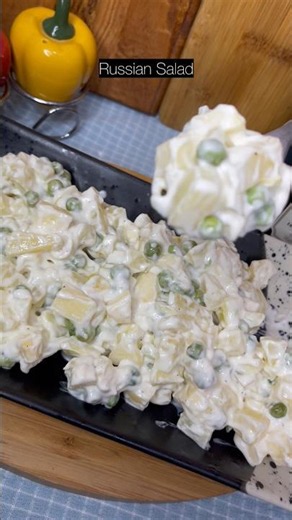 Russian Salad Recipe | Creamy Fruit & Veg Mayo Salad | Easy Party Salad