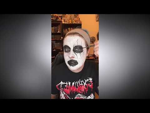 Corpse Paint / Black Metal Makeup Tutorial