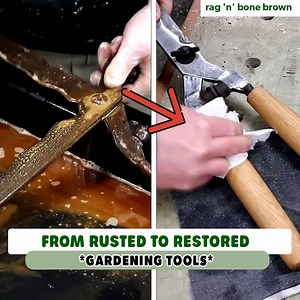 Repairing & Restoring Rusted Gardening Tools | Rag 'n' Bone Brown