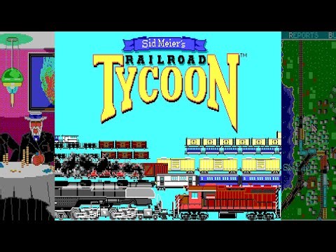 Sid Meier's Railroad Tycoon - longplay fullplay - MicroProse, 1990 - PC / DOS - railroad strategy