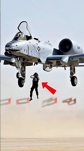 A-10 Hover Stunt in Dubai