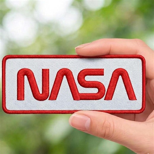 NASA Space Embroidery Patch Astronaut Rocket Souvenir STEM Gift Sew On, Iron On, Hook and Loop Badge - Etsy