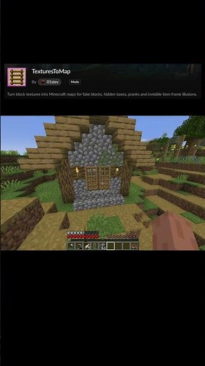 Minecraft Map Art Mod #minecraft #minecraftshorts