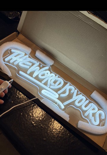 Perfect LED Sign for Bedroom Decoration