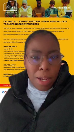 Johannesburg Hustlers Opportunity: Call for Entrepreneurs & Jobseekers
