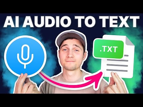 How to Transcribe Audio to Text with AI | Audio & Video Transcription