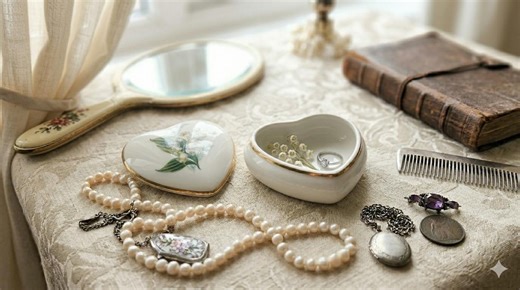 Hammersley Bone China Heart Trinket Box Lily of the Valley 1940s Made in England Vintage Floral Jewelry Dish Gold Rimmed Gift - Etsy