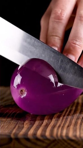 Hypnotic Glass Eggplant Slice ASMR