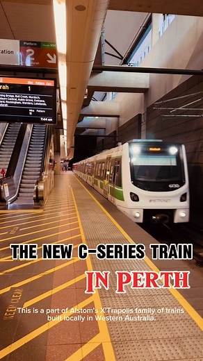 The New C-series Train in Perth, Western Australia! - - - - - - #cseries #perth #train #trainspotting #australia #melbourne #vline #metro #city #citylife #firstclass #commuterline #westernaustralia #perthstation #sunny #travel #vacation #holiday #likeforlike #activity #sydneytrains #publictransport #sydney #澳大利亚 #火车 #旅行好き