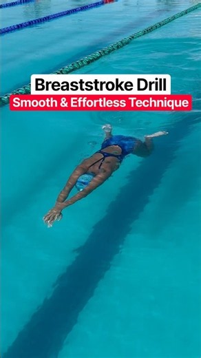 Breaststroke Drill Smooth & Effortless Technique #swimming #shortvideo #shortsfeed