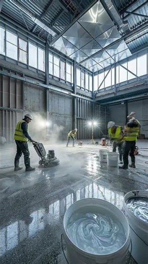 They poured THIS on the floor… and it turned into FROZEN ICE?! ❄️