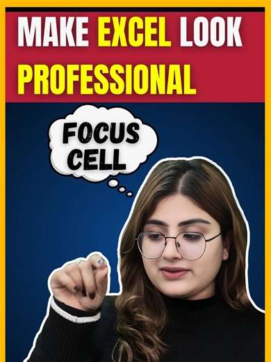 Stop Losing Your Cursor! Use Focus Cell in Excel 😲 #learnontiktok #ExcelForEveryone #educationalcontent #excelforbeginners #learnexcel #excelshortcuts #excelreels #OfficeTips #ProductivityHacks #ViralExcel #excelentiktok #exceltrick #edutok #excelpro #excelvali #excel #excelsheet #excelnepal #tableinexcel #Tableinexcel #excelcell