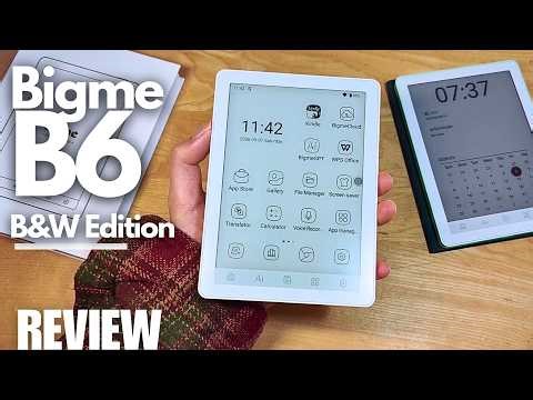 REVIEW: Bigme B6 BW Edition | Best Budget eReader w. High Contrast? Compact 6" E-ink Android Tablet