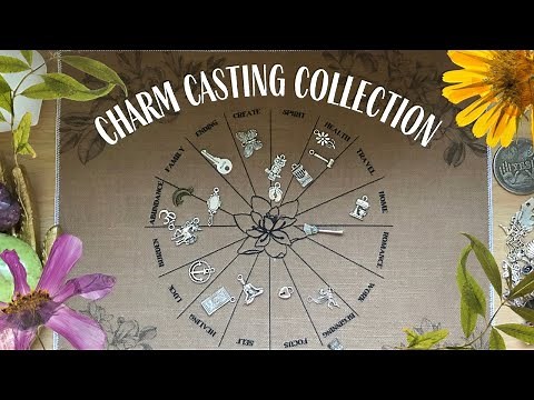 CHARM CASTING 🗝 Easy Way to Learn Divination 🎲 & My Collection🎖 Pt 1