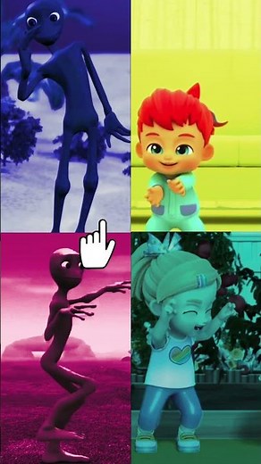 Dancing Green Alien Dance