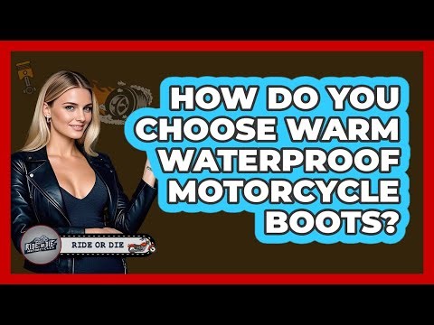 How Do You Choose Warm Waterproof Motorcycle Boots?