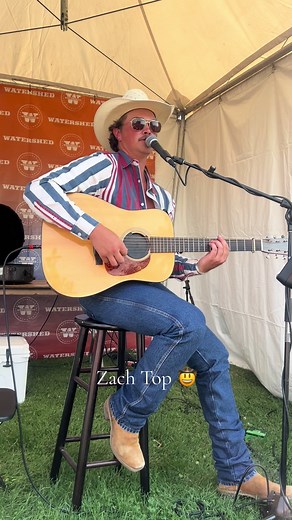Zach Top 🤠 Covers Good Directions by Billy Currington at Watershed Festival