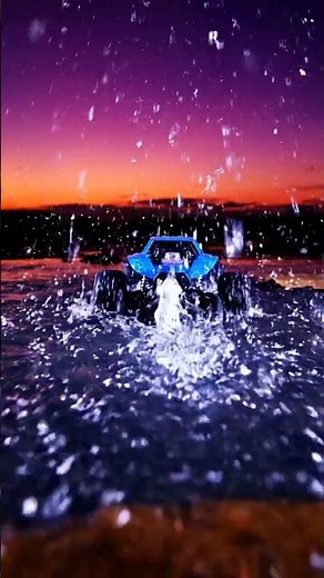 RC Car Water Jump at Sunset! 🌅 Epic Slow Motion Splash!