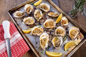 Broiled Florida Oysters
