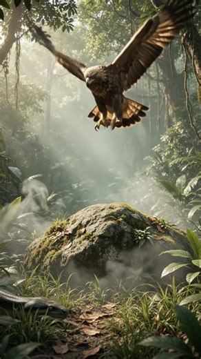 What happens when the King of the Sky meets the Master of the Jungle? 🦅🐍🔥 They become one terrifying creature! 😱 Would you dare to face the Eagle × Snake? 👀 #EagleXSnake #AnimalHybrid #AnimalTransformation #fyp #goviral @Jace AI Pro