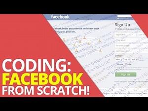 Coding: Facebook! - (5 Hour Time-Lapse!)