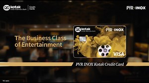 PVR INOX Kotak Credit Card is designed to transform your cinema outings into something truly luxurious. • Unlimited movie tickets* • 20% off on food & beverages • ⁠Access to Kotak LUXE & INSIGNIA lounges Discover what it truly means to enjoy the Business Class of Entertainment. Apply now to unlock exclusive movie benefits, lifestyle rewards, and premium perks: https://tr.ee/MTdP6x T&C Apply *Get 1 PVR INOX Movie Ticket on every spend of Rs. 10,000 in a monthly billing cycle. #MovieTicketOffers #