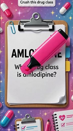 What Drug Class Is Amlodipine? | Nursing Pharmacology