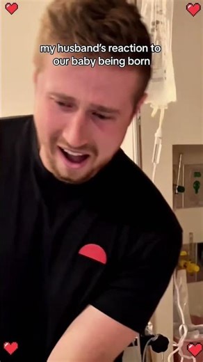 Husbands' reactions during childbirth #funnyvideo #reaction #childbirth #fyp #interesting