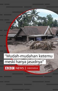 1.4M views · 10K reactions | Evakuasi korban erupsi Gunung Semeru terus dilakukan, namun tim SAR gabungan menyebut evakuasi terkendala banyak hal, termasuk cuaca buruk. "Saya hanya ingin anak saya ditemukan, meski hanya jasadnya," kata salah seorang keluarga korban. https://bbc.in/3Du8gzd | BBC News Indonesia | Facebook