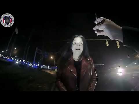 Drunk Driver Slams Into Cop Car During Traffic Stop