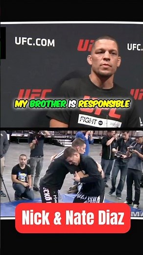 Nick Diaz Paved The Way For Nate's Entire Career 💪🔥#ufc #mma