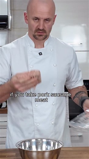 Pork, sage and cranberry stuffing 700g pork sausage meat 180g chestnuts 15g sage leaves 100g cranberries 1 large onion finely diced 2 garlic cloves minced Salt and pepper Pistachios Parsley Mix sausage meat, chopped chestnuts, sage, cranberries, onion and garlic, seasoning all together. Check the seasoning by cooking off a taster. Roll inbetween baking parchment and bake at 180c for about 40 minutes until the center is 74c. Blitz up the pistachios and mix with chopped parsley. Colour the stuffin