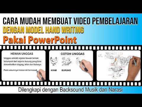 Cara Membuat Video Pembelajaran Model Hand Writing dengan PowerPoint