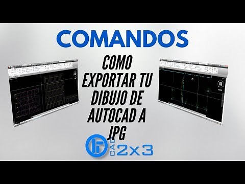 Como Exportar tu Dibujo de AutoCAD a JPG